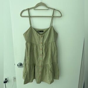 Green Dress from Zara